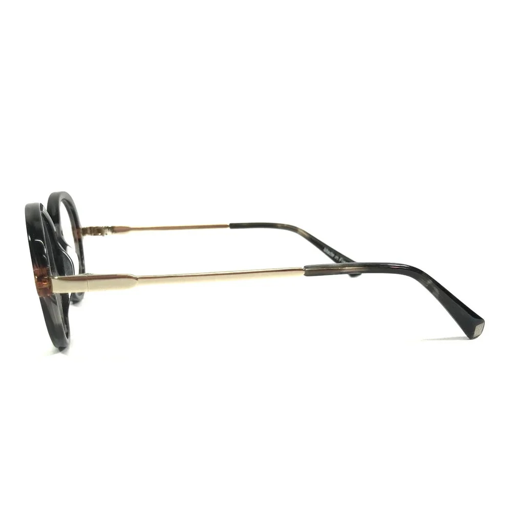 J.F. Rey Teens Petite Eyeglasses Frame PAULINE 0195 Black Gold Round 47-18-135